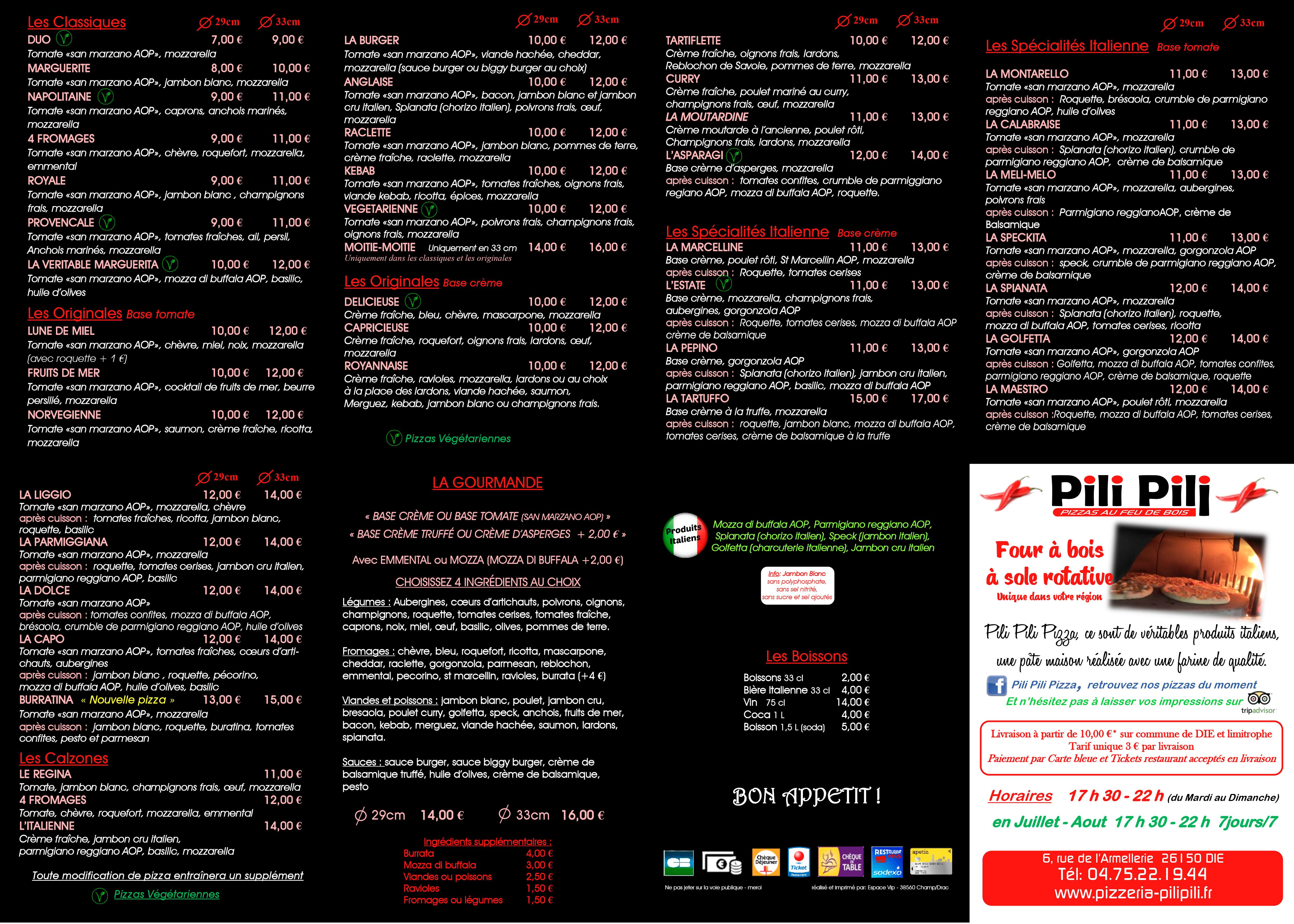 Pizzeria à Die le pili-pili